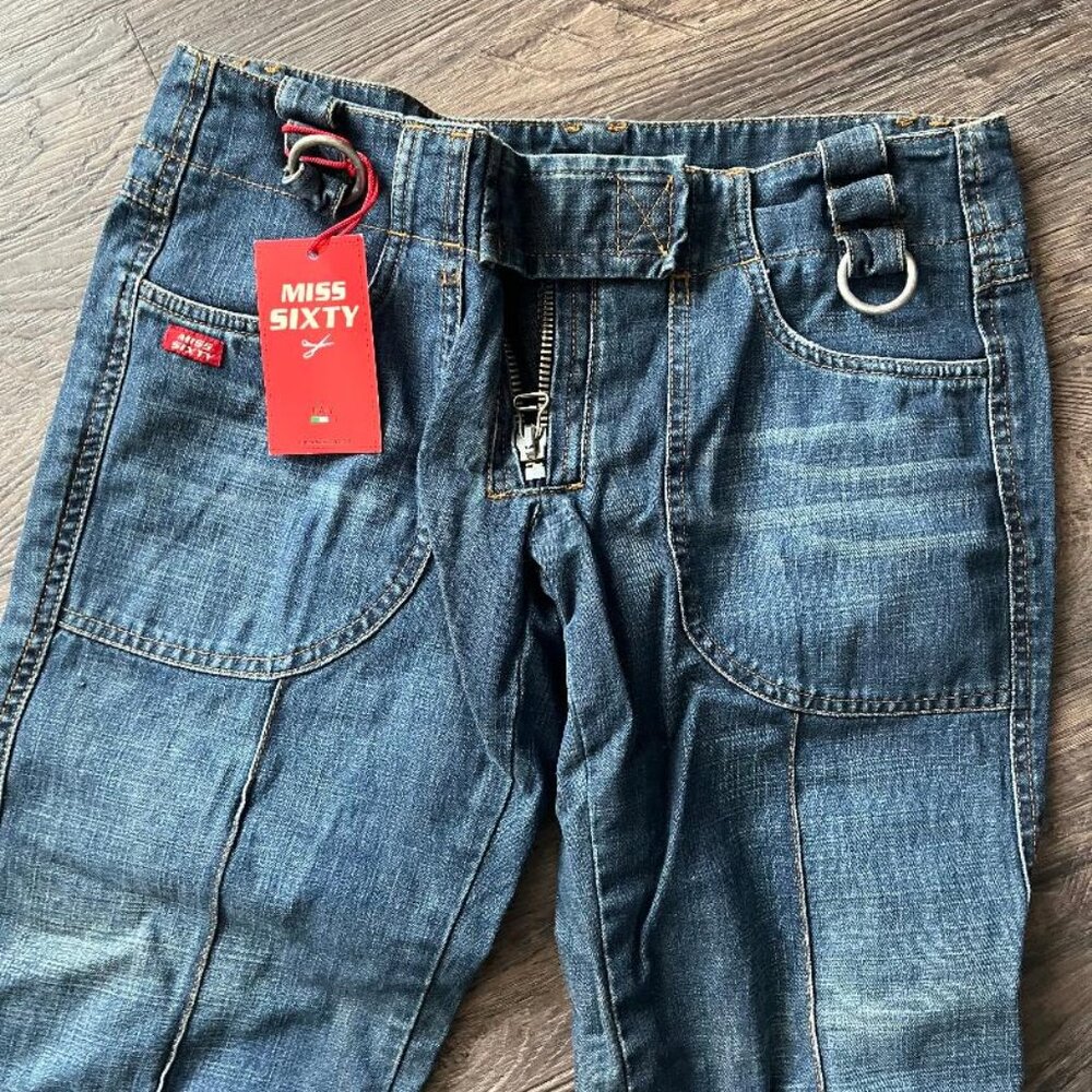 Miss Sixty Blue Denim Capris
